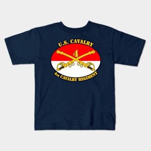 4th Cavalry Regiment Kids T-Shirt